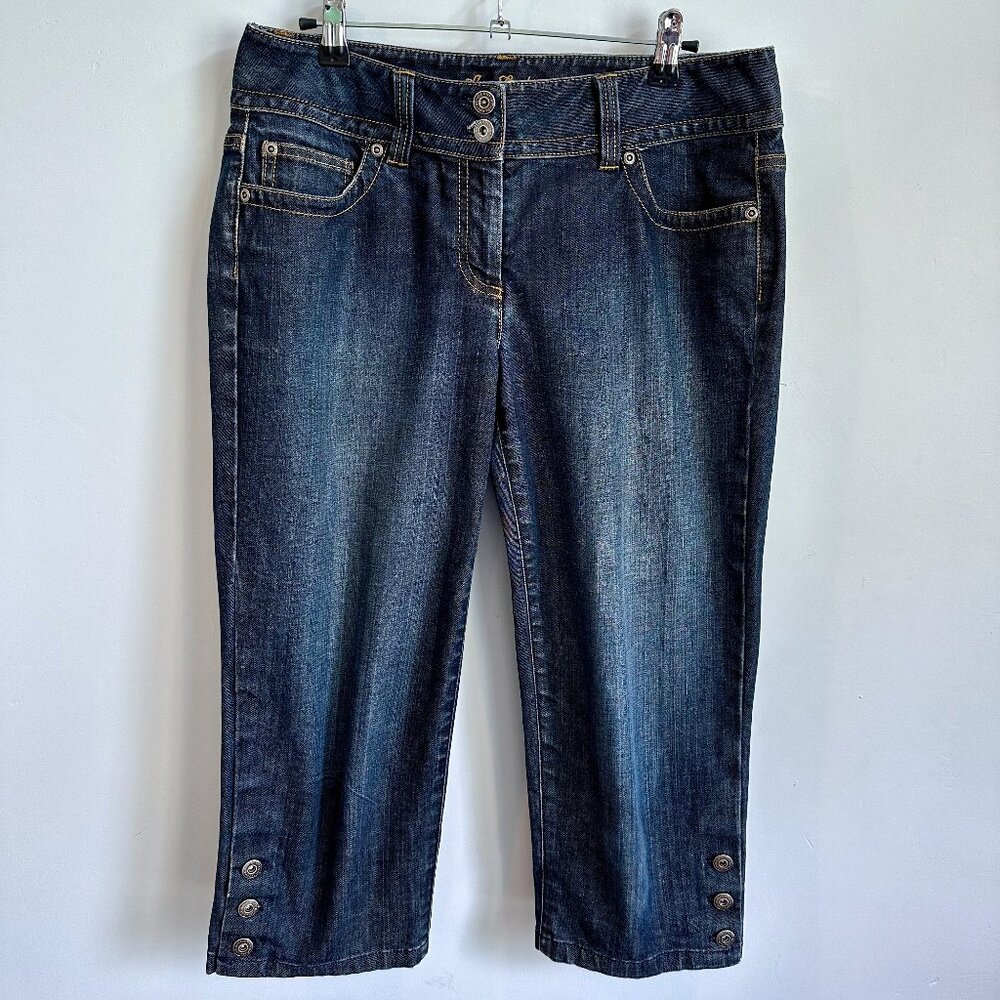 Ann Taylor Jean Capris Curvy Fit 8